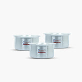 Klassic Aluminium Steel Indiana Cooking pot Set - Premium Cookware Pots for Gas and Electric Stove, Easy to Clean, - Klassic Kitchenware UK